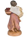Woman with hamper 6.5 cm Fontanini