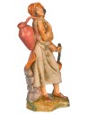 Mujer con ánfora al hombro y bastón 6,5 cm Fontanini