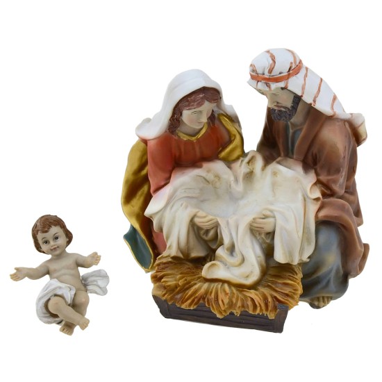 Nativity in resin real height 13 cm-series 20 cm