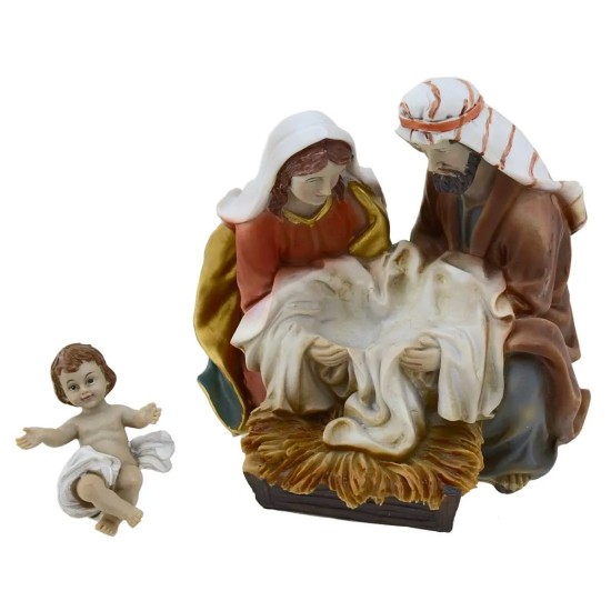 Natività in resina altezza reale 13 cm - serie 20 cm per