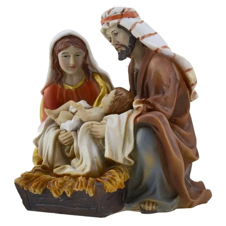 Nativity in resin real height 13 cm-series 20 cm