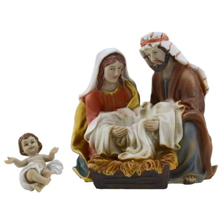 Nativity in resin real height 13 cm-series 20 cm