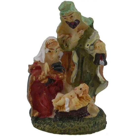 Set 6 natività 3 cm in resina presepi per presepe Mondo Presepi