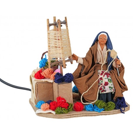Filalana in movimento 14 cm per presepe Mondo Presepi
