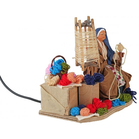Filalana in movimento 14 cm per presepe Mondo Presepi