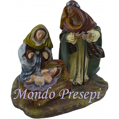 Nativity in resin Cm 12x9,5x12 h.