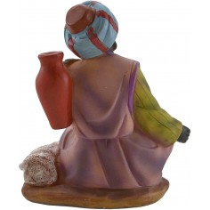 Fabric seller 15 cm nativity scene 2