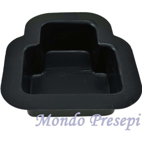 Vaschetta fontana per presepe fai da te cm 11x12,5x5 h