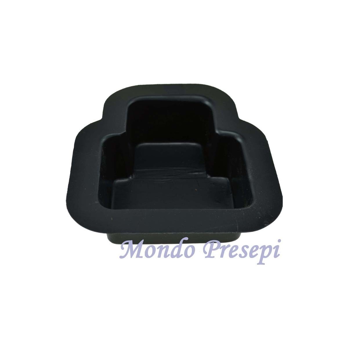 H&H Vaschetta In Melamina Con Bordo 35x25x8 Cm – Pratica E Resistente Per La Tua Cucina (Nera)