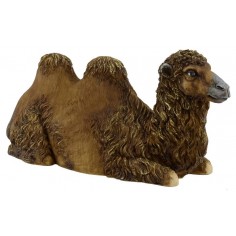 Cammello seduto con testa dritta in resina serie 30 cm Pigini 2