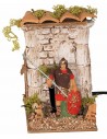 Roman with spear in motion 10 cm for nativity scene Mondo Presepi