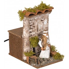 Erode in movimento 8 cm per presepe Mondo Presepi 2