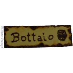 Wooden sign with various slogans: 2