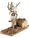 Moving tree with base 10 cm for nativity scene Mondo Presepi