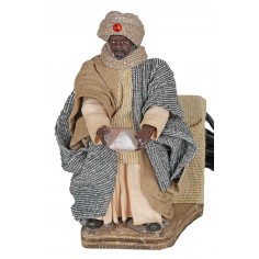 Set re magi in movimento 10 cm per presepe Mondo Presepi