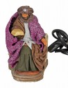 Set of moving Magi 10 cm for nativity scene Mondo Presepi