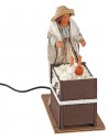 Mother with baby in moving cradle 24 cm