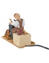 Moving chestnut seller 15 cm