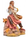 Zampognaro seduto serie 30 cm Fontanini per presepe Mondo