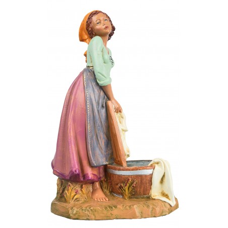 Lavandaia 30 cm Fontanini per presepe Mondo Presepi