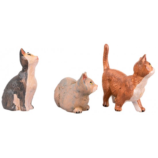 Set three cats for presepe series 30 cm Fontanini