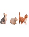 Set tre gatti per presepe serie 30 cm Fontanini per presepe