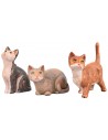 Set tre gatti per presepe serie 30 cm Fontanini per presepe