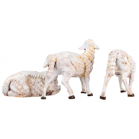 Set tre pecore per presepe serie 30 cm Fontanini per presepe
