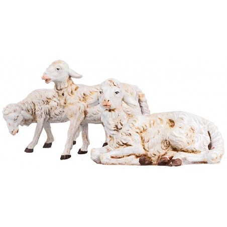 Set tre pecore per presepe serie 30 cm Fontanini per presepe