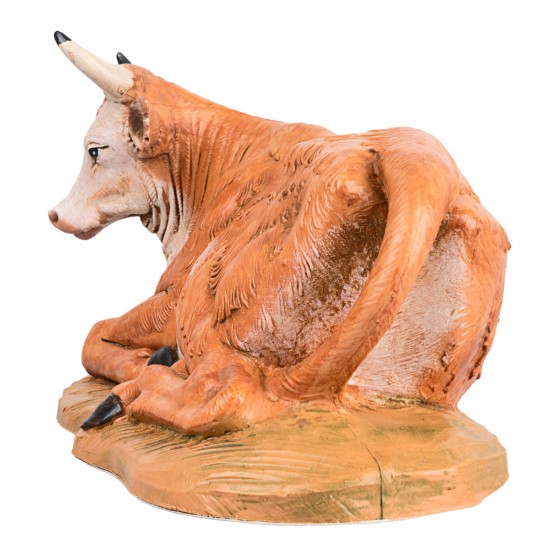 Bue seduto serie 30 cm Fontanini per presepe Mondo Presepi