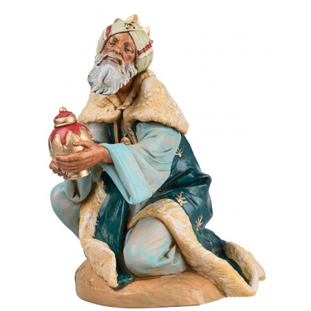 Set tre Re Magi serie 30 cm Fontanini per presepe Mondo Presepi