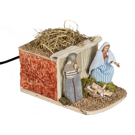 Natividad en movimiento Landi serie 10 cm para pesebre Mundo