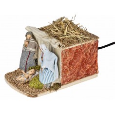 Natividad en movimiento Landi serie 10 cm para pesebre Mundo 2