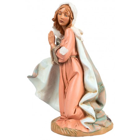 Madonna in ginocchio serie 30 cm Fontanini per presepe Mondo