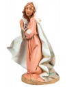Madonna in ginocchio serie 30 cm Fontanini per presepe Mondo