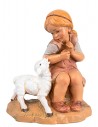 Girl with lamb series 30 cm Fontanini