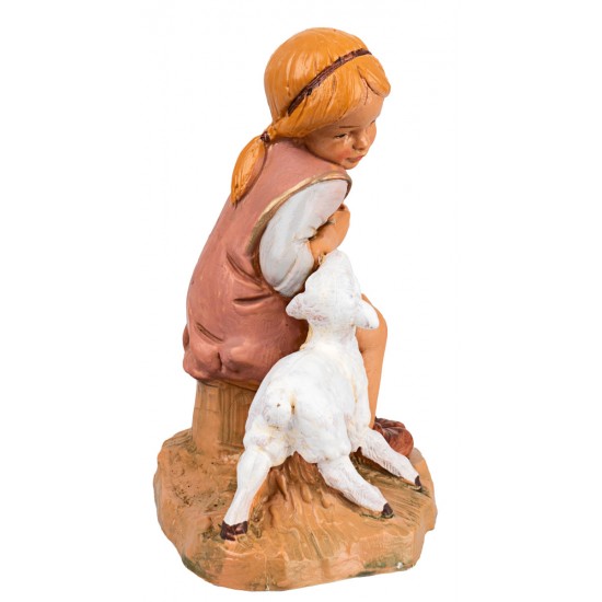 Niña con cordero serie 30 cm Fontanini