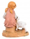 Bimba con agnello serie 30 cm Fontanini per presepe Mondo