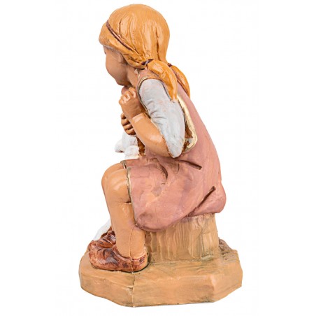 Niña con cordero serie 30 cm Fontanini