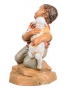 Bimbo inginocchiato con agnello serie 30 cm Fontanini per