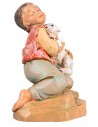 Niño arrodillado con cordero serie 30 cm Fontanini