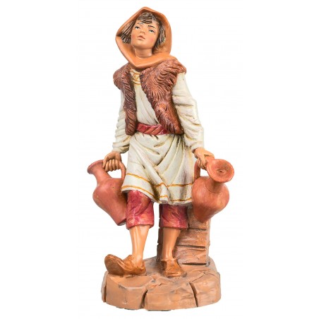 Fanciulla con brocche serie 30 cm Fontanini per presepe Mondo