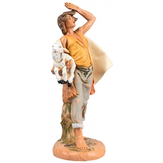 Pastor with sheep in hand 30 cm Fontanini