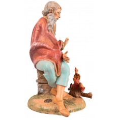 Old sitting in the series fire 30 cm Fontanini 2