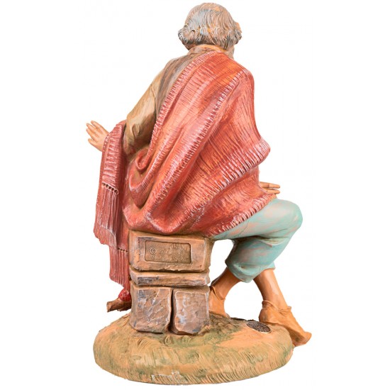 Old sitting in the series fire 30 cm Fontanini