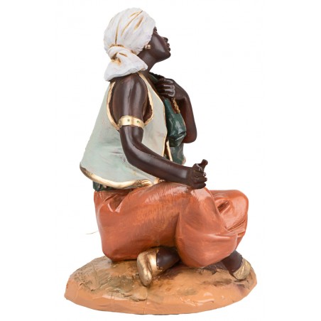 Cammelliere seduto serie 30 cm Fontanini per presepe Mondo