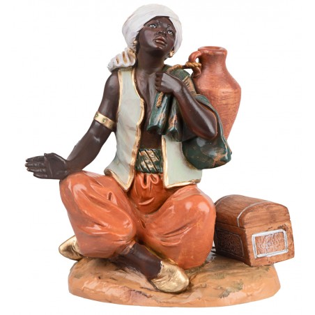 Cammelliere seduto serie 30 cm Fontanini per presepe Mondo