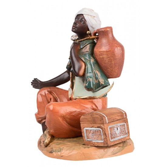 Cammelliere seduto serie 30 cm Fontanini per presepe Mondo