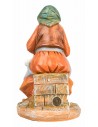 Pastorella seduta con pecora serie 30 cm Fontanini per presepe