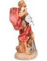 Pescatore 30 cm Fontanini per presepe Mondo Presepi